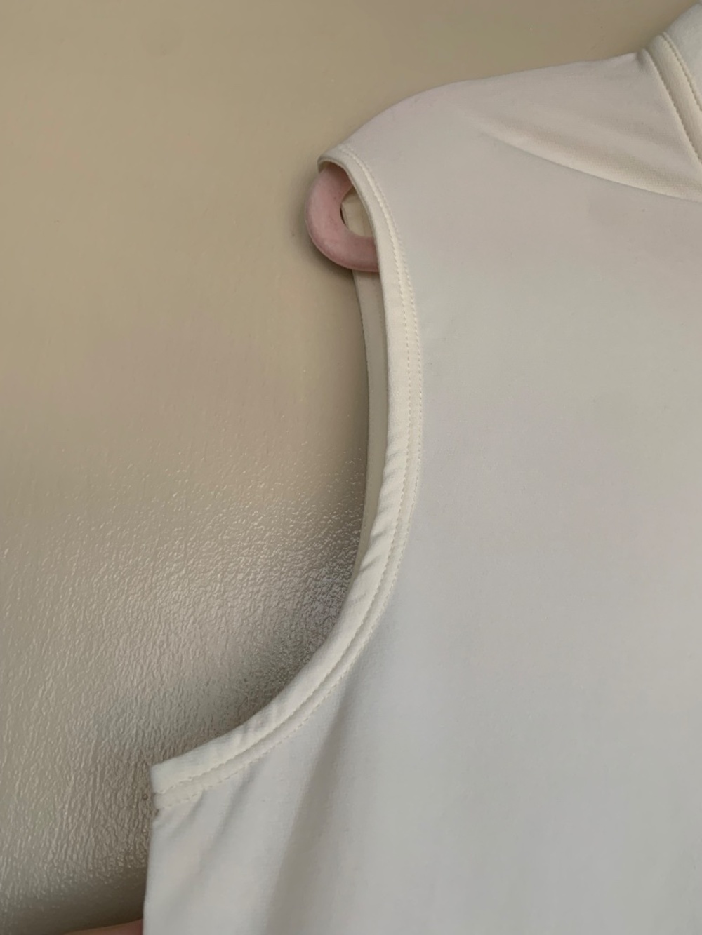 Tracksmith Ivory Beige 1/2 Zip Vest Harbor Shell Top Sz.S Running Athletic Shirt - Picture 2 of 16